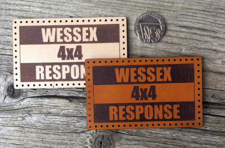 Wessex 4x4 Leather Badge