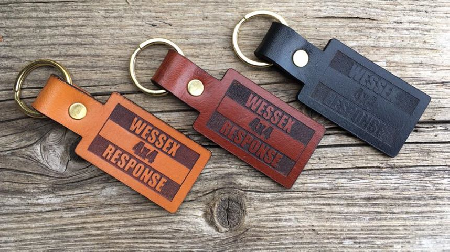 Wessex 4x4 Leather Keyring