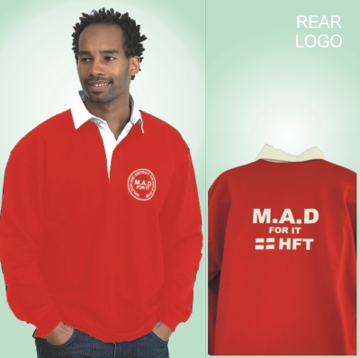 M.A.D Logo Rugby Shirt